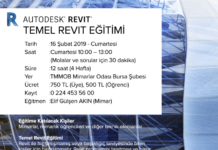 Mimarlar Odası Bursa Şubesi – Autodesk Revit Temel Eğitimi